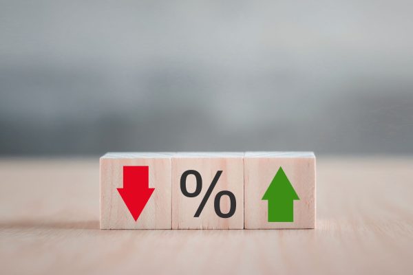 változó százalék, kamatláb csökkenés, növekvés