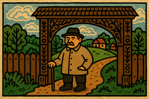 Székely ember, székely kapu