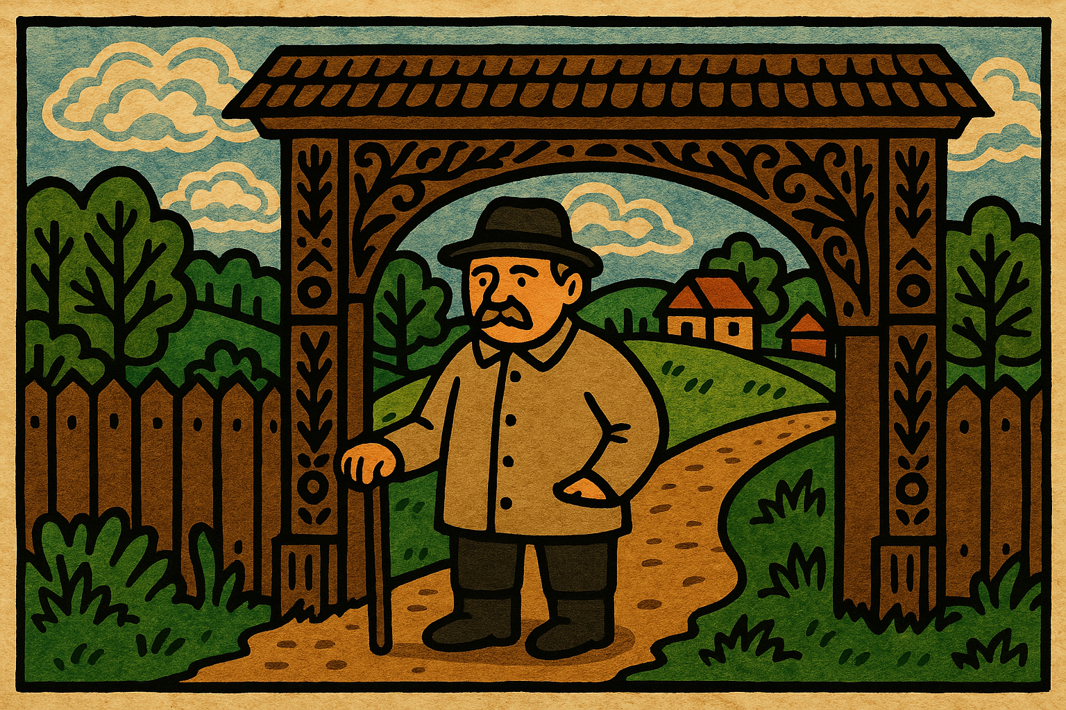 Székely ember, székely kapu